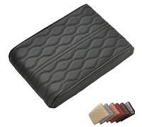 Générique Segregatei Memory Foam Car armrest Box Pad, Car armrest Box Cover, Center Console, Memory Foam Car Box Pad, Easy to Install, Suitable for All Types of Cars (Black)