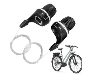 Générique Sélecteur Vitesse Vélo - M25 3x6 Vitesses Paire pour VTT, Vélos Pliants & Moto | Pièces Remplacement Levier Dérailleur & Frein Route, Sentiers, Quad, VTT