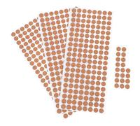 Générique Self-Adhesive Cork Circles 500pcs (Ø 10mm x 1mm) - Round Pads for Coasters and Cabinet Doors - Vibration Damping for Household and Kitchen