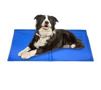 Générique Self-Cooling Mat, Portable Ice Gel Pad, Pressure-Activated Cooling Comfort, Lightweight Pet Bed Liner for Crate, Sofa, Car Seat, Indoor Home, XS, Small, Medium, Large, Blue
