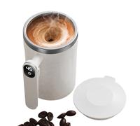 Générique Self Stirring Cup - Stirring Coffee Mug | With Built-in LCD Thermograph,Self Mixing Cup | For Picnic Water Tea Milk Hiking Lattes Hot Chocolate Home Camping