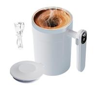 Générique Self Stirring Mug,Automatic Magnetic Self-Stirring Mug 400ml | Electric Magnetic Mixing Cup With LCD Temperature Display - Home Travel Latte Cocoa Tea Cafe Drinks Hot Chocolate