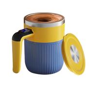 Générique Self Stirring Mug, Automatic Milk Shaker, Stirring Cup with Rapid Link Mixing, Powerful Liquid Motor for Beverage Blending, Smooth Cocoa Preparation, and Instant Honey Dissolving