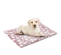 Générique Self-Warming Pet Bed - 18x14in Thermal Cat Dog Mat, Non-Skid Indoor Cushion, Washable Fleece Pad, Soft Comfortable Sleeping Resting Spot, Home Bedding with Heating Feature for Dogs Cats