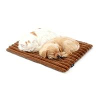 Générique Self Warming Pet Mat, Anti-Slip Washable Heating Pet Bed, Self-Heating Warm Bed Without Electricity for Cats Dogs, Relieve Anxiety (Brown,X-Large)