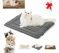Générique Self Warming Pet Mat Medium Small Cats Dogs, Soft Flannel Surface Thick Thermal Bed with Non-Slip Bottom, Reflects Body Heat Warm Crate Pad Blanket for Indoor and Feral Pets