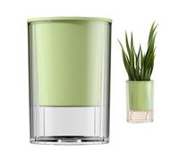 Générique Self Watering Plant Pot - Double Layer Desk Planter Clear Base for Water Monitoring | Indoor Gardening Container with Home Office Balcony, Windowsill Bedroom for Living Room Study Use