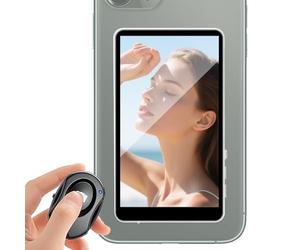 Générique Selfie Monitor Screen, Magnetic Smartphone Display, Portable Accessory for Live Streaming, Video Recording, Photography, Vlogging, Easy Clips-on for Monitors, Content Creation, Social Media