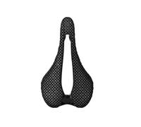 Générique Selle vélo Carbone imprimée 3D 245x145mm 160g Route VTT Gravel | Surface imprimée 3D; base en carbone; rail carbone Ø7x9 mm; couple 5.5Nm; charge max 120kg