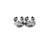 Générique Selles en cuivre bouchons d ' oreille en forme de U Double évasé jauge d ' oreille boucles d ' oreilles civières Styles Punk bijoux de corps Piercing bijoux cadeaux