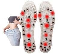 Générique Semelles Orthopédiques Magnétiques avec Massage Réflexologie,pour Douleurs Chroniques Acupression Intensive Confort Optimal Usage Quotidien/Sport(Size:EU:45-46,Color:1 Pair)