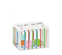 Générique Sensory Bin Toys - Rainbow Building Blocks Matching Box, Early Education Toys, Soft Safe Colorful Pieces | Fun Learning Solution for 1-Year-Old Children Development AC