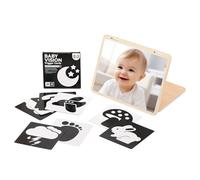 Générique Sensory Toy Set, Double-Sided Brain Development Toy, Foldable Learning Board with Flash Cards, Interactive Educational Tool, Ideal for Preschoolers, Home, School, Travel Activities
