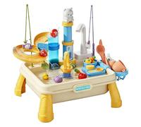 Générique Sensory Water Play, Outdoor Waters Table, Built-in Pump Station with Easy Access, Durable Water Activity for Boys and Girls, Fun Play Table with Sturdy Design, Kids Toy for Beach and Park