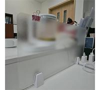 Générique separateur Bureau Cloison De Bureau Translucide, Séparateur De Table Semi-Transparent, Écran De Séparation pour Poste, Panneau De Confidentialité Bureau(1 pc,L H 60cm x 120cm)