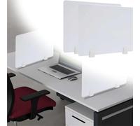 Générique separateur Bureau Séparateur De Bureau en PVC pour Hôpital, Salle De Réunion, Maison, Restaurant, Cloison De Séparation De Bureau en PVC(2 pcs,L H 60 x 40cm/23.6 x 15.7in)