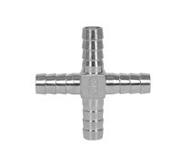 Générique Séparateur de Joint de Tuyau en T, en Y, en L, en Croix, en Acier Inoxydable 304, for Eau, gaz, Carburant, 6/8/10/12/13/14/15/16/20/25 mm(Intersecting Type,15MM_SS304)