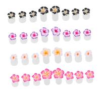 Générique Séparateur Orteil Vernis en Silicone, Lot de 32 Pièces Lavables, pour Séparer les Orteils, pour Nail Art et Pédicure la Maison