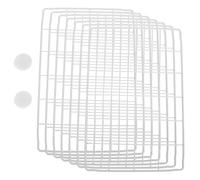 Générique Séparateur pour Congélateur Coffre en Fer Robuste 6 Compartiments - Organisateur de Rangement en Fil Métallique pour Réfrigérateur Cloison Pratique pour Optimiser L’Espace de