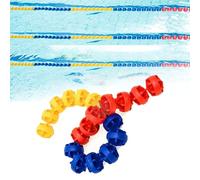Générique séparateur sécurité pour Piscine Balisage de Couloir de Piscine avec flotteurs sphériques, Corde de sécurité réglable, Corde de Couloir de Piscine en Forme de Boule(L 2m/6.6ft)