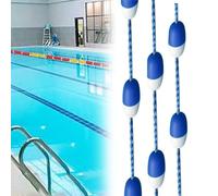 Générique séparateur sécurité pour Piscine Corde de sécurité Flottante pour Piscine avec Flotteur, Corde de Couloir de Piscine pour Parcs et Clubs Aquatiques, entraînement et(L 16m/52.5ft)