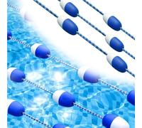 Générique séparateur sécurité pour Piscine Corde de sécurité pour Bassin de Piscine intérieur et extérieur, séparation de Profondeur, séparateur de couloirs de Piscine avec(L 53.0m/173.9')