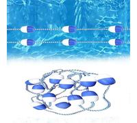 Générique séparateur sécurité pour Piscine Corde de sécurité pour Piscine, séparateur de Bassin, Ligne Flottante pour Bassin de Natation, marquage de Couloir Piscine à Longueur(L 53.0m/173.9')