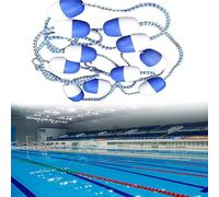 Générique séparateur sécurité pour Piscine Corde de séparation de Couloir de Natation réglable, Corde de séparation de Piscine/Ligne Flottante, marqueur de Couloir de Piscine(L 53.0m/173.9ft)