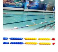 Générique séparateur sécurité pour Piscine Ligne de balisage Flottante réglable pour Piscine, marquage en Spirale pour Piscine, Installation Facile, Ligne flottaison pour Bassin(L 35 m/114.8')