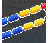 Générique séparateur sécurité pour Piscine Ligne De Chambre De Flotteur De Séparateur De Piscine, Séparation Flottante L'entraînement Natation Piscines Publiques/d'entraînement(L 45 m/147.6')