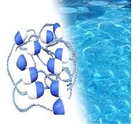 Générique séparateur sécurité pour Piscine Ligne de flottaison de Piscine à Longueur réglable, marqueur de Couloir de Piscine pour baignade creusée, Partie Peu Profonde/Profonde(L 25m/82.0')