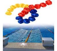 Générique séparateur sécurité pour Piscine Ligne De Séparation De Piscine avec Balles Flottantes, Marqueur De Voie De Sport/hôtel/étang De Villégiature, Ligne De Piscine Flottante(L 1M)
