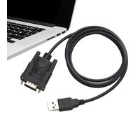 Générique Series to USB Adapter - DB 9 232 Converter Cable,Wide Application USB 2.0 Male to RS232 Female Components & Accessories | DB9 Series Converter Cable with Prolific Chipset