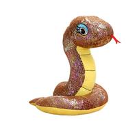 Générique Serpent À Paillettes Réaliste - Mascotte, Peluche Interactive À Paillettes, Décoration Festive du Zodiaque, Accessoire De Fête | Animal en Peluche Sensoriel Scintillant pour, Ornement D