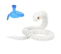 Générique Serpent Imprimé en 3D,Jouet Anti-Stress Articulé - Ornement Réaliste de 76 cm pour Décor de Bureau, Panier de Pâques, Anniversaire et Collection Maison