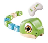 Générique Serpent mangeur De Glissement Véhicule Design Mange-Blocs | Train Télécommandé des Chiffres Pour Garçons Filles nes Sol Maison Maternelle Salle De x Anniversaire Vert