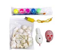 Générique Serpent Télécommandé Jouet Robotique Animal Électronique Reptile Mobile à Peindre Soi-même avec Détection Intelligente D'Obstacles Adapté pour Les Ca, Crotale