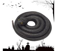 Générique Serpents Jouets Qui Ont l'air réels - Faux Serpent 31,5 Pouces - Accessoires de Jardin effrayants Modèle Animal Jouets Halloween Poisson d'avril Party Prank Props