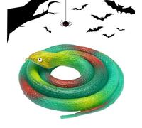 Générique Serpents Jouets Qui Ont l'air réels - Jouet Serpent réaliste 31,5 Pouces,Accessoires de Farce effrayants pour la fête du Poisson d'avril d'halloween, Accessoires de Jardin Cadeau Gag