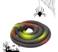 Générique Serpents Jouets Qui Ont l'air réels, Pliable Prank Snake 31,5 Pouces, Accessoires de Farce effrayants pour la fête du Poisson d'avril d'halloween, Accessoires de Jardin Cadeau Gag