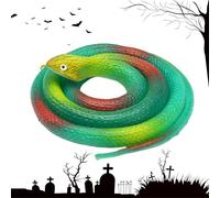 Générique Serpents Jouets Qui Ont l'air réels,Serpent réaliste de 31,5 Pouces | Jouet de Farce pour la fête d'halloween du Jour du Poisson d'avril, Tricky Toys Prank Props