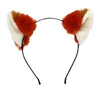 Générique Serrage-tête Oreilles de Renard en Peluche Légère et Confortable Oreilles Détachables, Accessoire de Costume pour Fêtes et Halloween, Style Unique