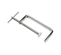 Générique Serre-joint En Acier Trempé avec Poignée Ergonomique et Patin Antidérapant, Idéal pour Le Montage de Meubles et Les Travaux de Décoration, Longueur 18 Cm