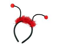 Generique - Serre-tête Coccinelle Rouge et Noir Adulte