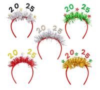 Générique Serre-Tête de Noël, Accessoire pour Cheveux de Nouvel An, 5 Pièces Accessoire De Tête De Noël, Pour Rassemblement Familial, Décoration de Fête, Bar, Activité de Centre Commercial,