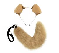 Générique Serre-tête Et Queue De Chien En Fausse Fourrure - Accessoires De Cosplay De Thérien Pour Femmes Et Adultes, Pour Halloween