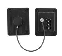 Générique Serrure à Combinaison Abs Noire pour Armoire et Porte de Garde-manger, Protection par Mot de Passe pour Sécurité Garçon et Filles, Évite L'ouverture Accidentelle