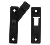 Générique Serrure de porte à moraillon à angle droit serrure de porte du hangar Black