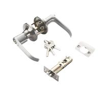 Générique Serrure de porte de chambre à coucher - Ensemble de serrures à poignée de porte à bille, corps de serrure en allage d'aluminium | Serrures à bouton pour portes intérieures d'entrée