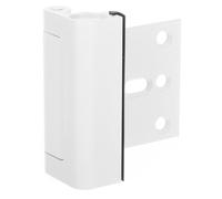 Générique Serrure de Porte Intérieure en Alliage D’aluminium Blanche avec Verrou de Sécurité Garçon et Filles, Loquet à Clapet, Vis de Fixation Incluse, pour Porte D’appartement S’ouvrant